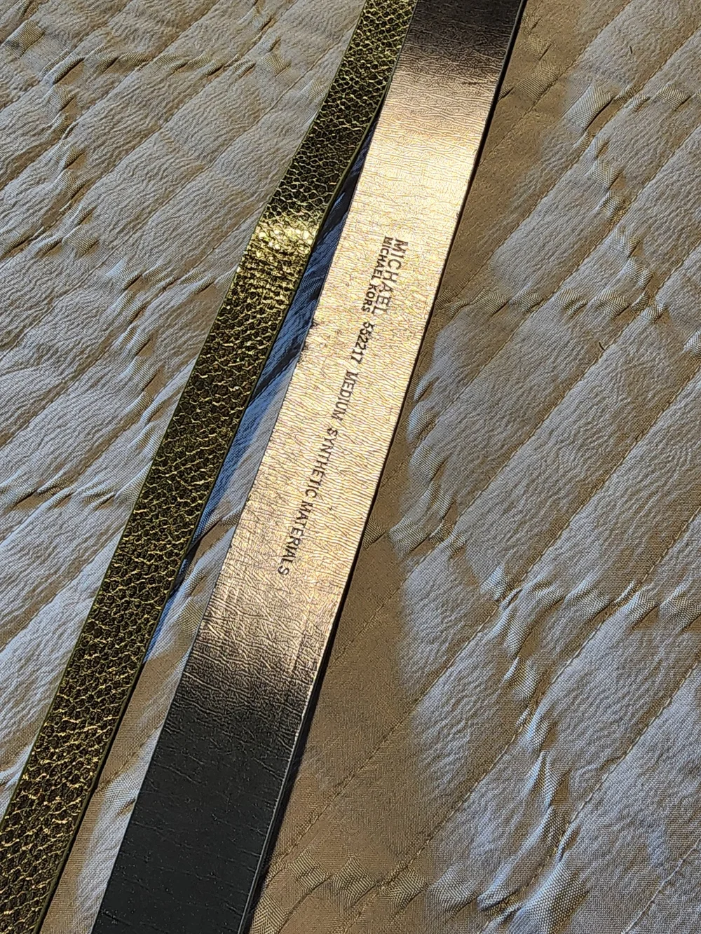 Michael Kors Silver Colored and Gold Colored Belts